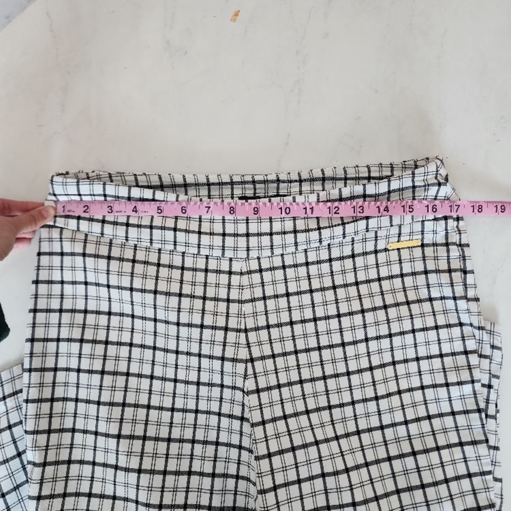 Counterparts White and Black Plaid Pants Petite Large - Picture 4 of 15